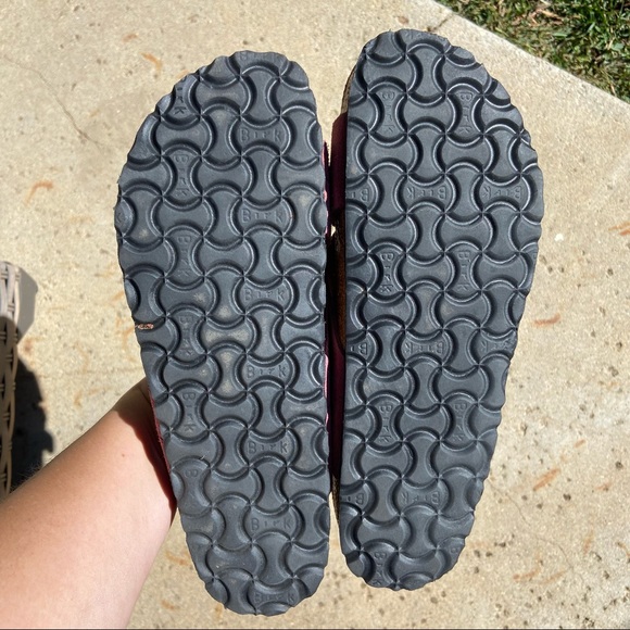 BIRKENSTOCK mauve lugano slides - Picture 5 of 5
